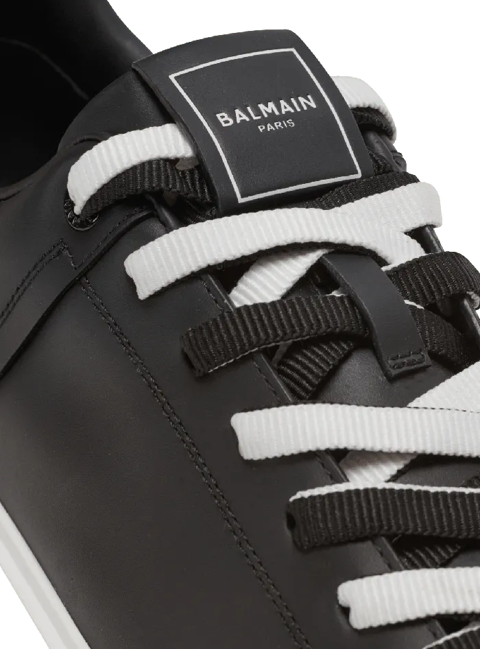 Balmain Sneakers Men BCourt Smooth Leather Sneakers Black