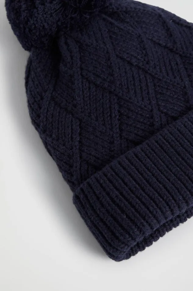 Beanies Baby Seed Heritage Twisted Cable Beanie Midnight Blue