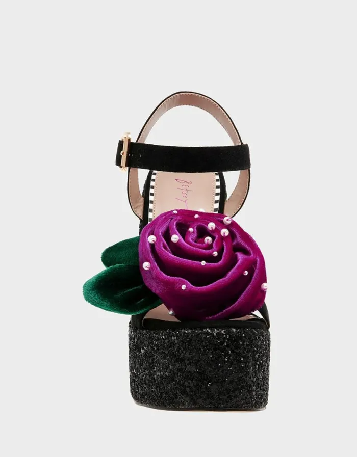 Betsey Johnson Women EUGENE BLACK MULTI Black Multi
