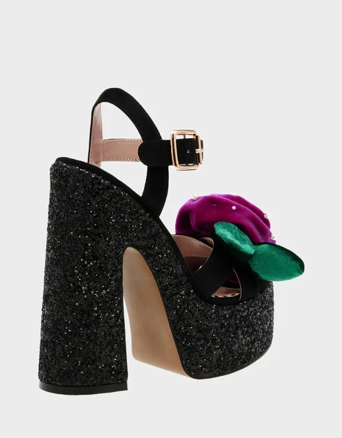 Betsey Johnson Women EUGENE BLACK MULTI Black Multi