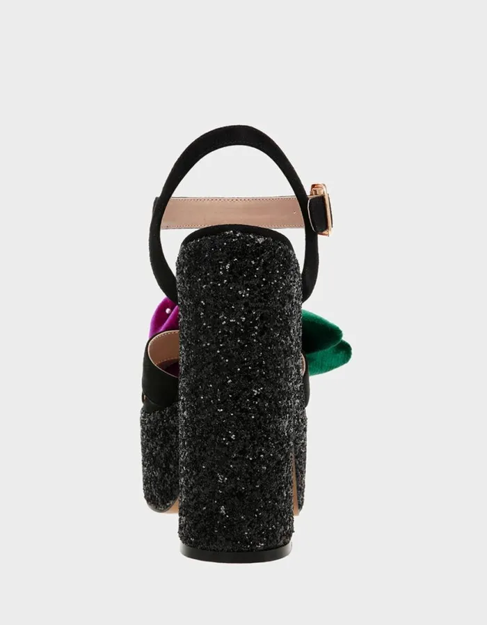 Betsey Johnson Women EUGENE BLACK MULTI Black Multi