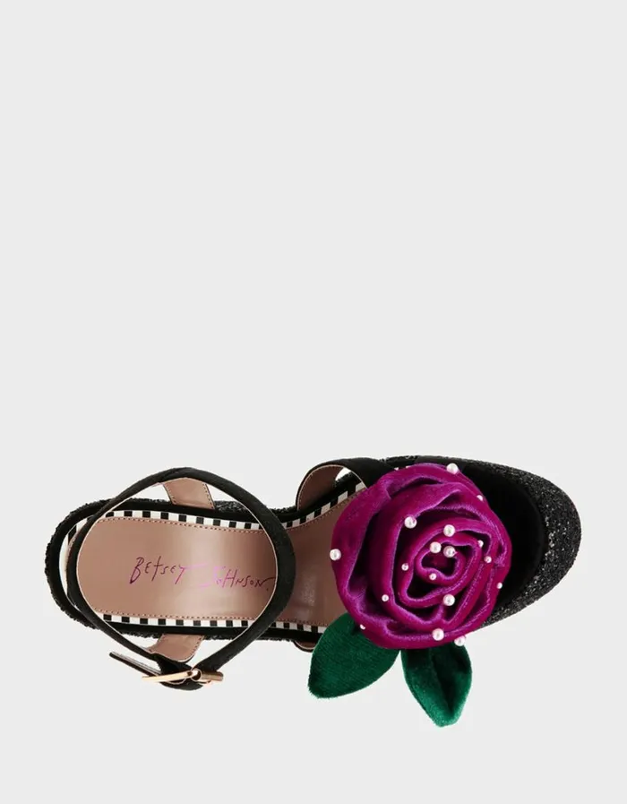 Betsey Johnson Women EUGENE BLACK MULTI Black Multi