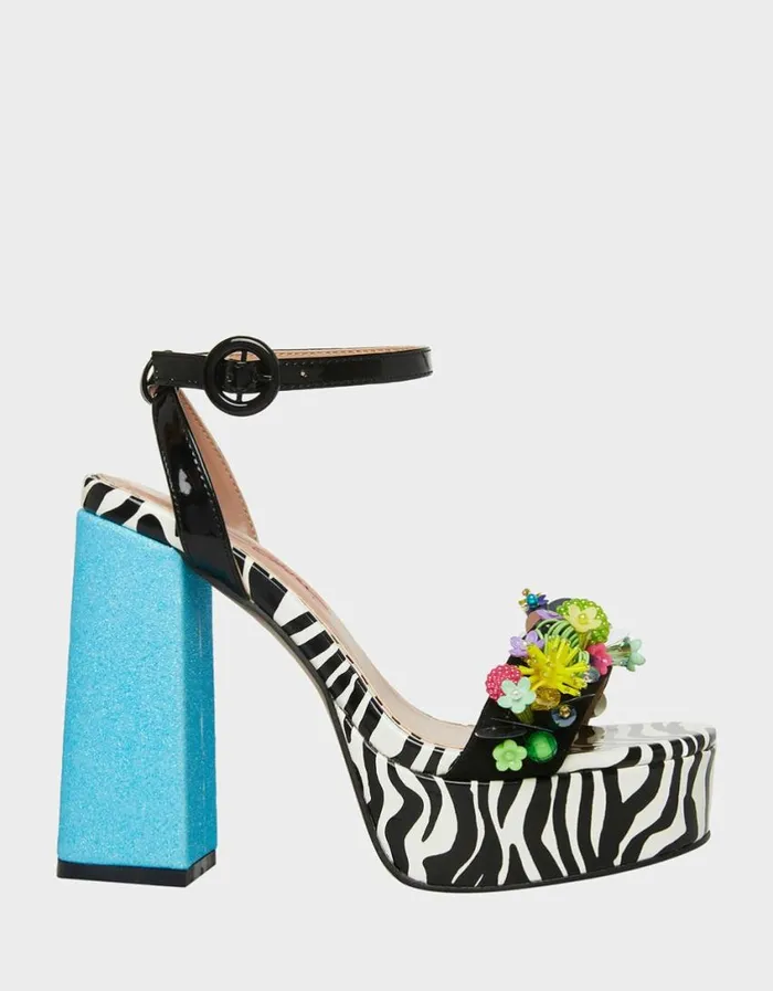 Betsey Johnson Women JORDEN BLACK MULTI Black Multi