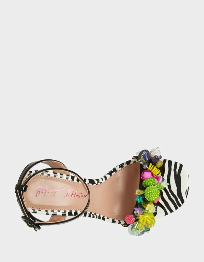 Betsey Johnson Women JORDEN BLACK MULTI Black Multi