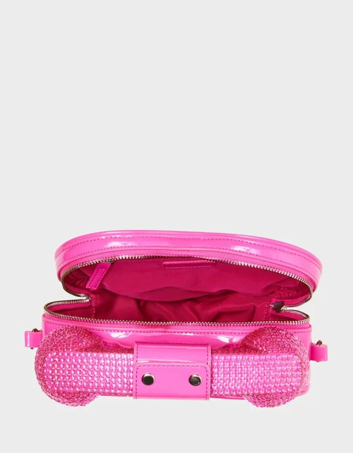 Betsey Johnson Women KITSCH PHONE TAG CROSSBODY PINK Betsey Johnson Women KITSCH PHONE TAG CROSSBODY PINK
