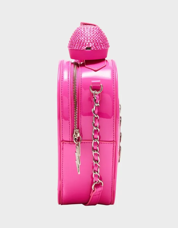 Betsey Johnson Women KITSCH PHONE TAG CROSSBODY PINK Betsey Johnson Women KITSCH PHONE TAG CROSSBODY PINK