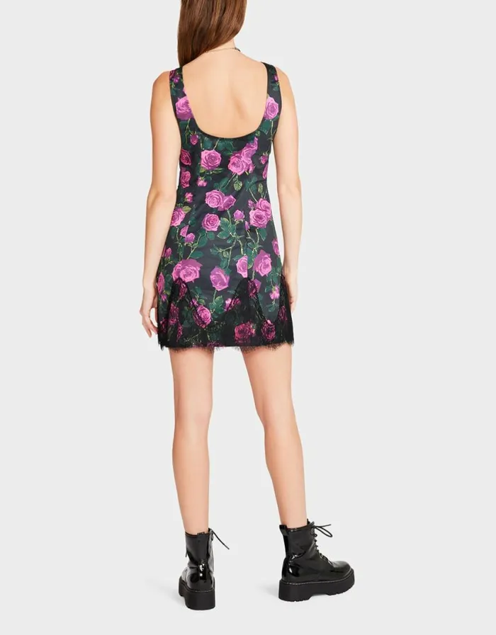 Betsey Johnson Women MEG MINI DRESS BLACK