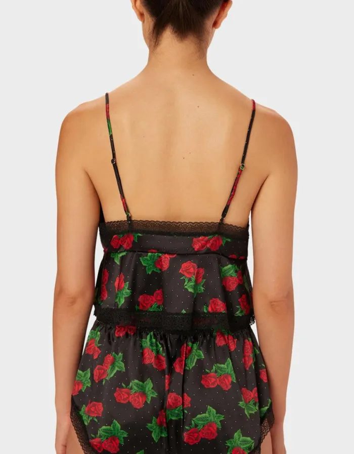 Betsey Johnson Women PARADE BUTTERFLY TOP ROSE Rose