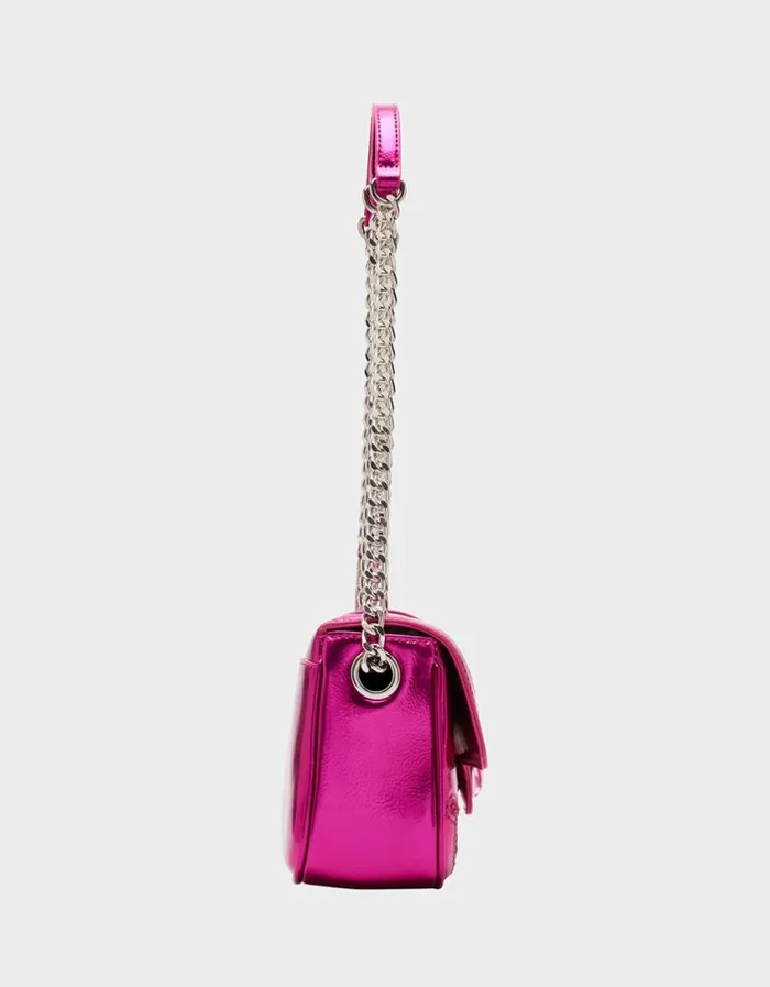 Betsey Johnson Women RODEO RHINESTONES FLAP BAG PINK Pink Betsey Johnson Women RODEO RHINESTONES FLAP BAG PINK Pink