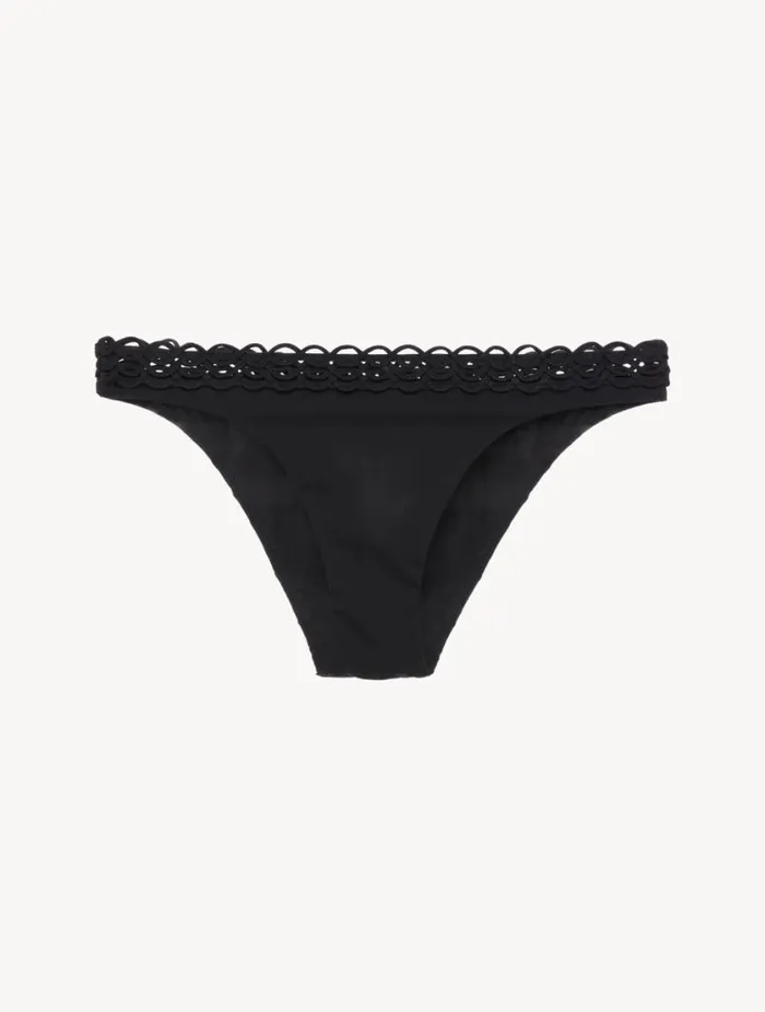 Bikini Brief In Black With Soutache Swim La Perla Bikinis