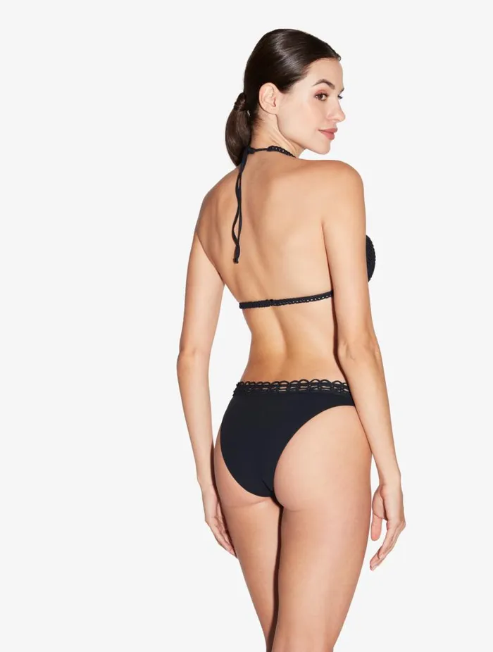 Bikini Brief In Black With Soutache Swim La Perla Bikinis