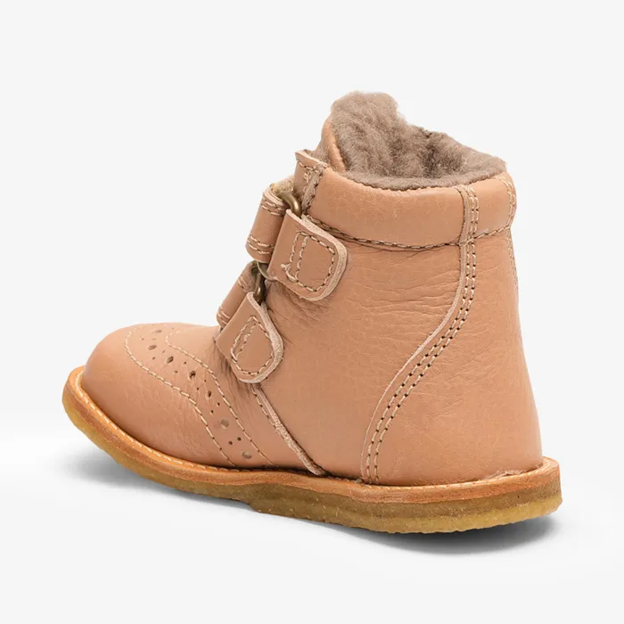 bisgaardshoes ellie v tex nude Rose KIDS Boots