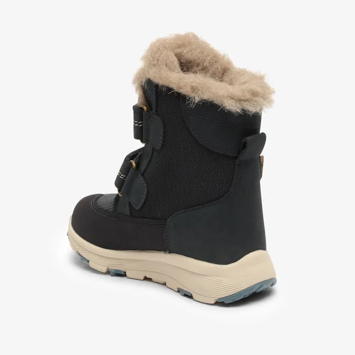 bisgaardshoes spencer tex navy Blue BABY Boots