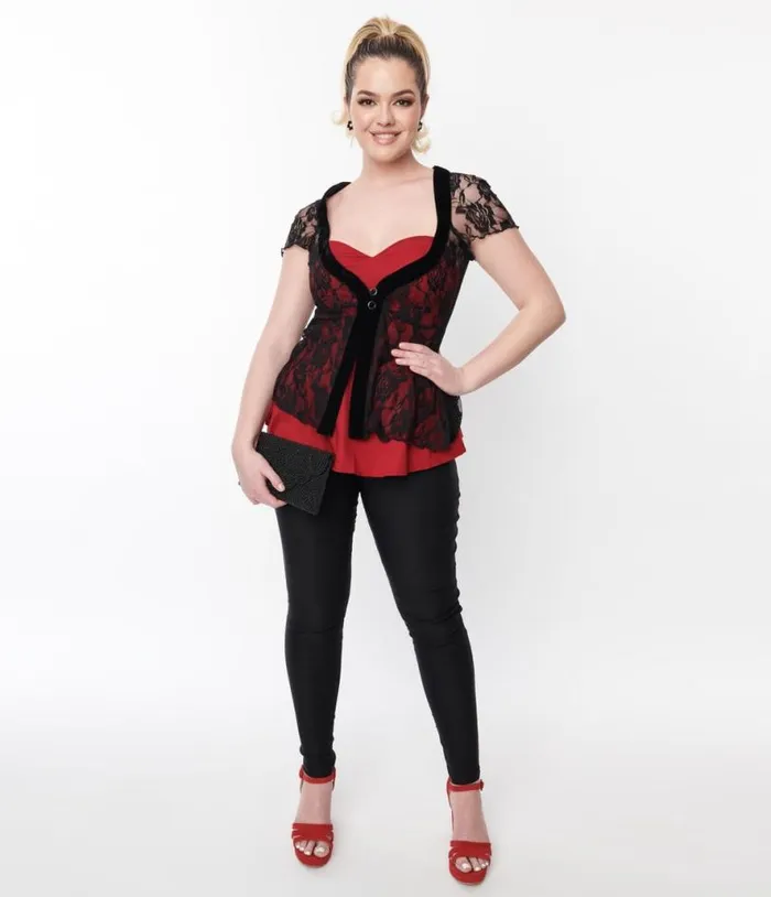 Black Jenny Pants ClothingPlus Unique Vintage Pants