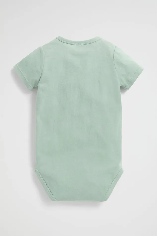 Bodysuits and Onesies Newborn Seed Heritage Puppy Bodysuit Gum Leaf