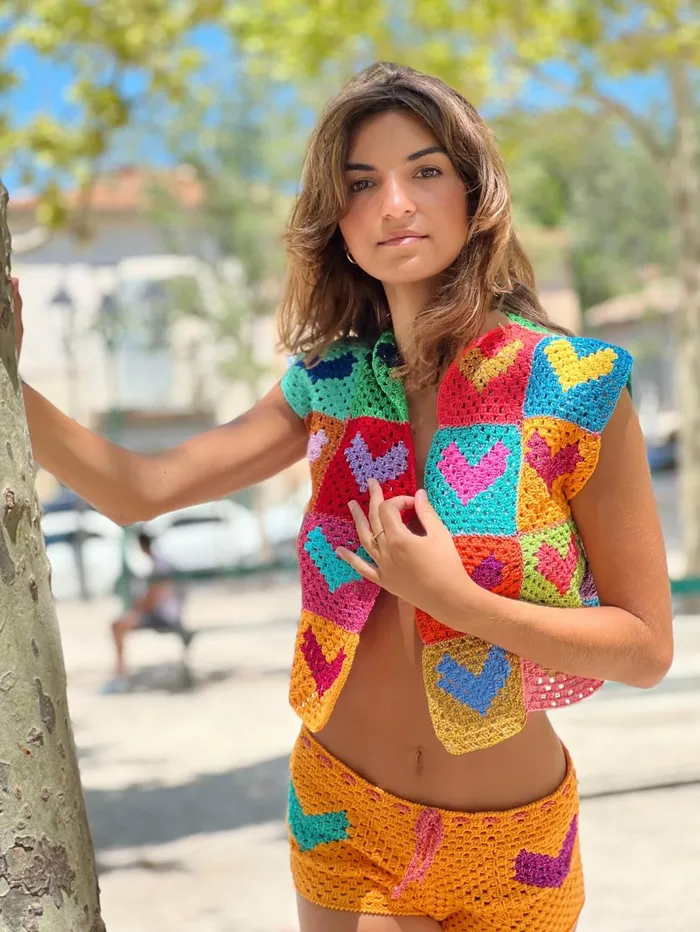 Boleros Women Rose Carmine BOLERO NO SLEEVES MON COEUR MULTICOLORE
