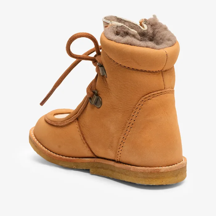 Boots BABY bisgaardshoes flor l tex cognac Brown