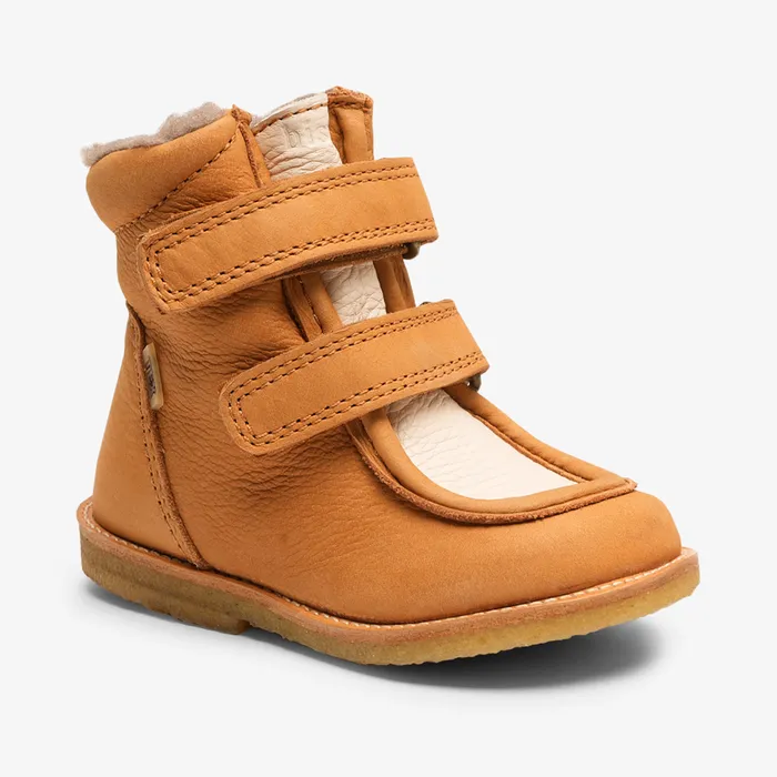 Boots KIDS flor v tex cognac Brown bisgaardshoes
