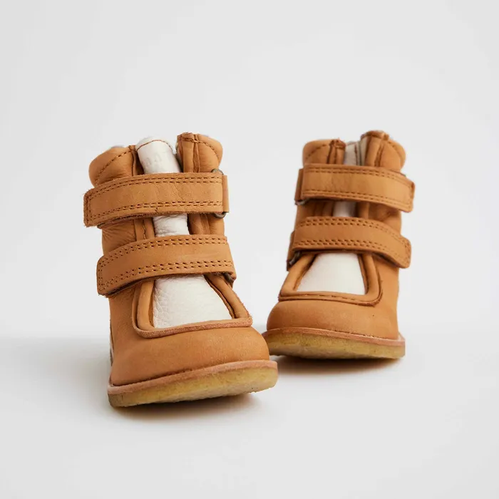 Boots KIDS flor v tex cognac Brown bisgaardshoes