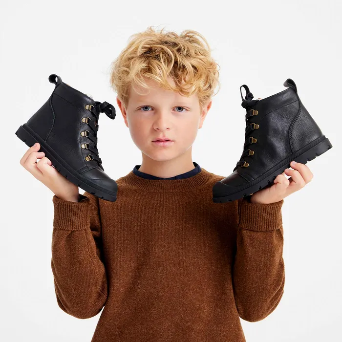 Boots KIDS lesley black Black bisgaardshoes