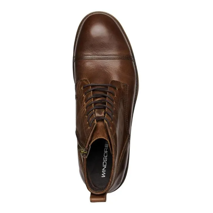 Boots Men Windsor Smith ABEL DARK BROWN LEATHER BOOTS Boots Men Windsor Smith ABEL DARK BROWN LEATHER BOOTS