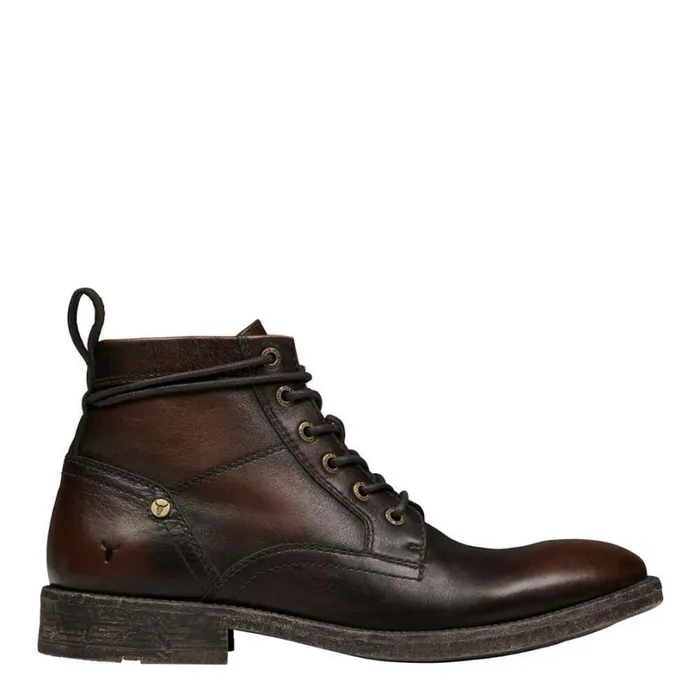 Boots Men Windsor Smith JENSEN TOBACCO LEATHER BOOTS