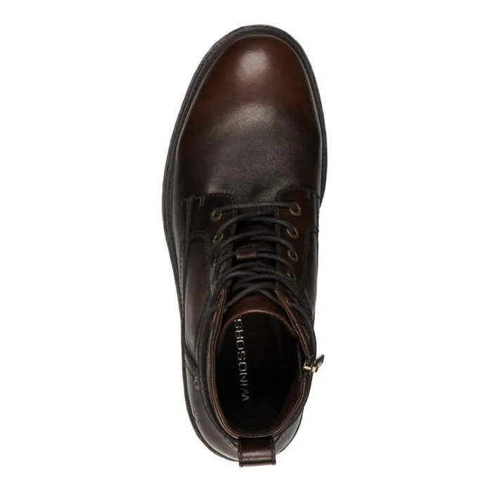Boots Men Windsor Smith JENSEN TOBACCO LEATHER BOOTS