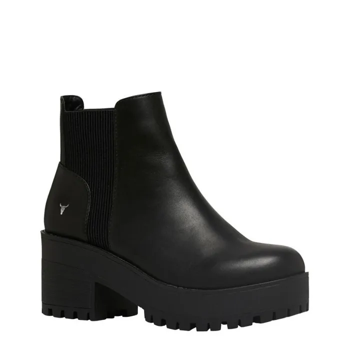 Boots Women Windsor Smith ICON BLACK PLATFORM BOOTS Boots Women Windsor Smith ICON BLACK PLATFORM BOOTS