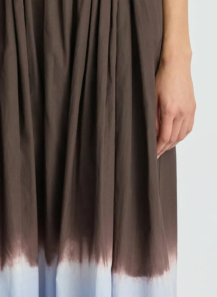 Bottoms Women ALC Gina Dip Dye Midi Skirt Sky Bluefudge Bottoms Women ALC Gina Dip Dye Midi Skirt Sky Bluefudge