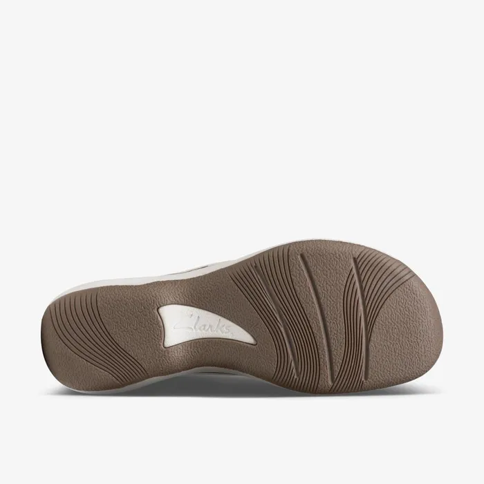 Brinkley Flora Pewter Women Clarks Sandals and Flip Flops