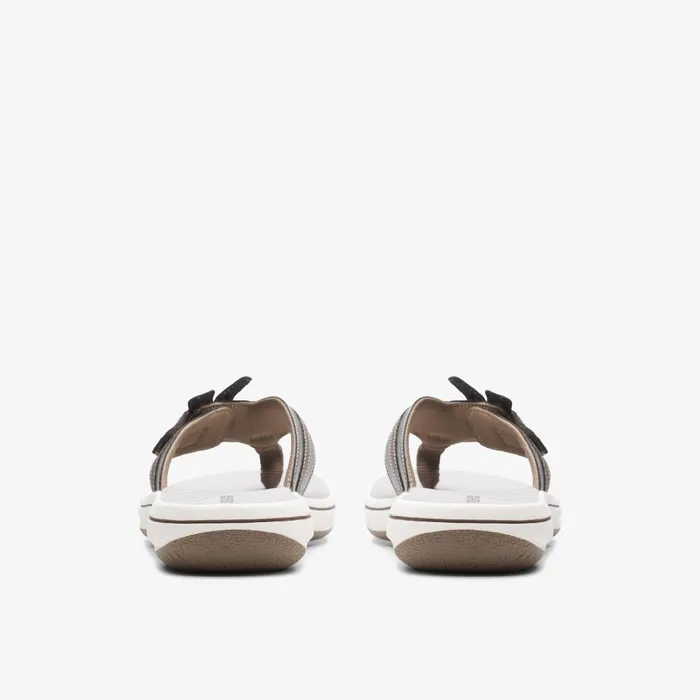 Brinkley Flora Pewter Women Clarks Sandals and Flip Flops