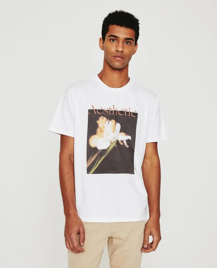 Bryce Crew Aesthetic True White Men AG Jeans Tees