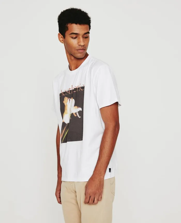 Bryce Crew Aesthetic True White Men AG Jeans Tees Bryce Crew Aesthetic True White Men AG Jeans Tees