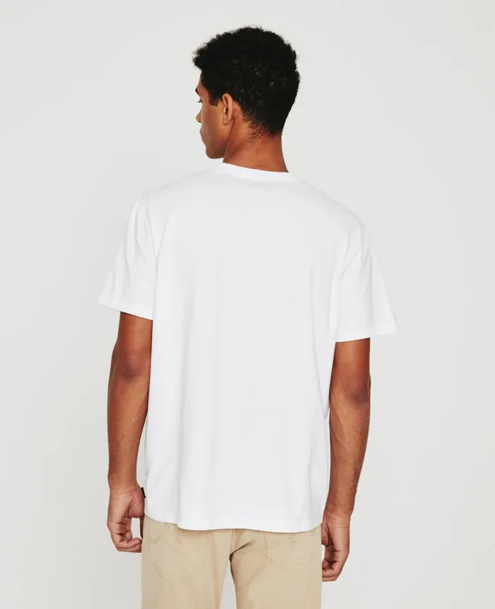 Bryce Crew Aesthetic True White Men AG Jeans Tees Bryce Crew Aesthetic True White Men AG Jeans Tees