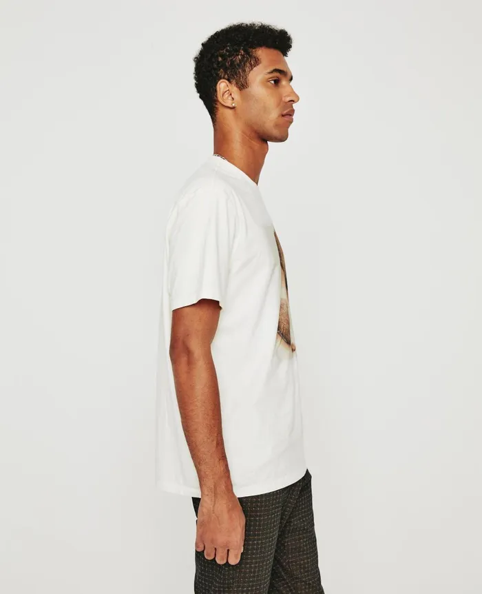 Bryce Crew Renewable Ivory Dust Men AG Jeans Tees Bryce Crew Renewable Ivory Dust Men AG Jeans Tees