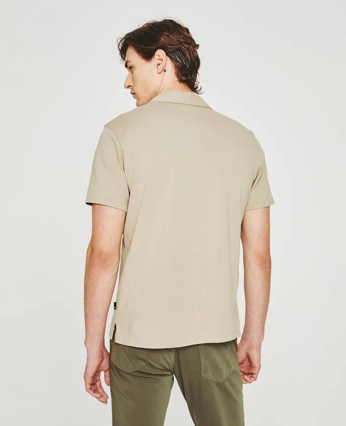 Bryce Johnny Collar Dry Dust Men AG Jeans Polos Bryce Johnny Collar Dry Dust Men AG Jeans Polos
