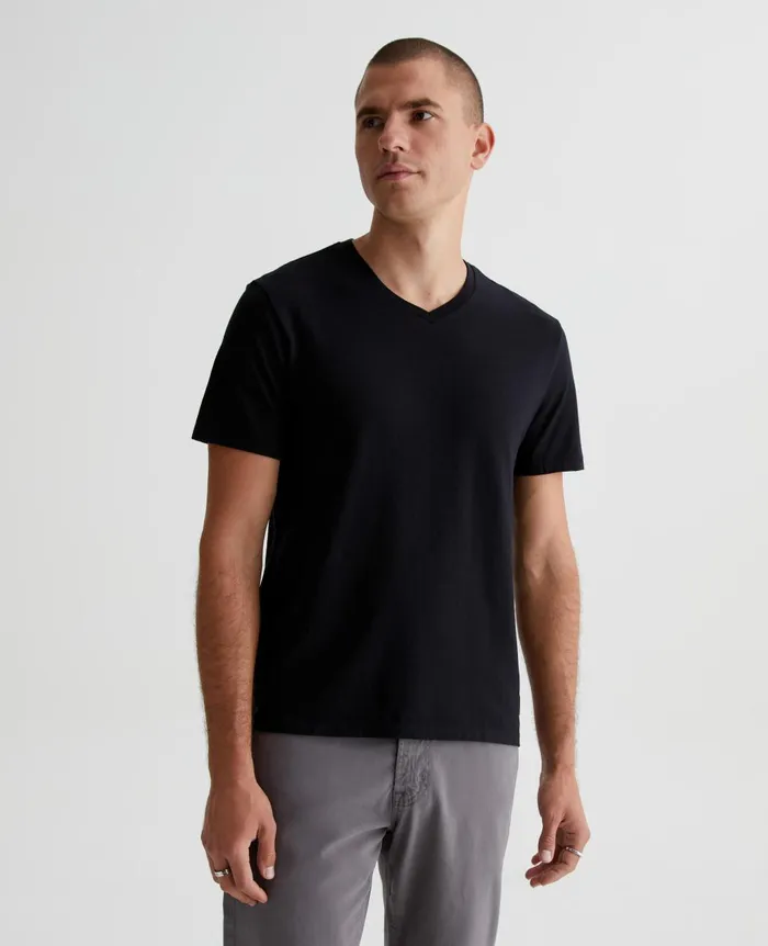 Bryce Vee True Black Men AG Jeans Tees