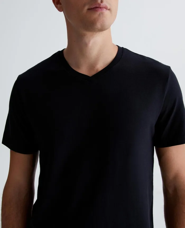 Bryce Vee True Black Men AG Jeans Tees Bryce Vee True Black Men AG Jeans Tees
