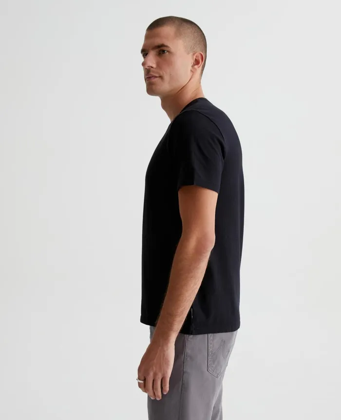 Bryce Vee True Black Men AG Jeans Tees Bryce Vee True Black Men AG Jeans Tees