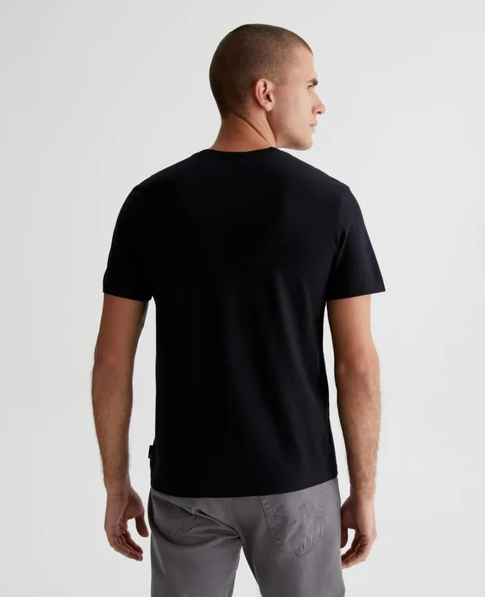 Bryce Vee True Black Men AG Jeans Tees Bryce Vee True Black Men AG Jeans Tees