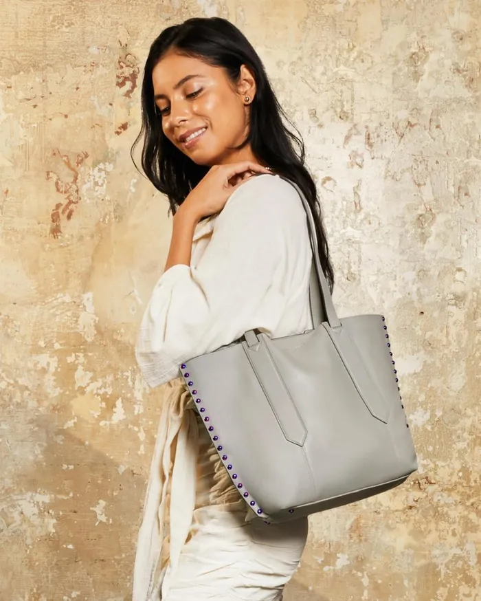 Busy Bee Unlined Tote Elephant Grey Women Aimee Kestenberg Tote Bags