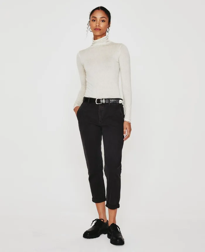 Caden Sulfur Black Women AG Jeans Pants