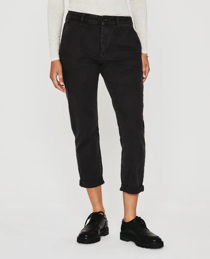 Caden Sulfur Black Women AG Jeans Pants Caden Sulfur Black Women AG Jeans Pants