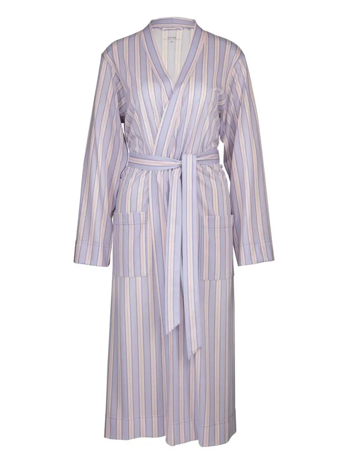 CALIDA Bathrobes Women Kimono Length 120cm Provence Blue