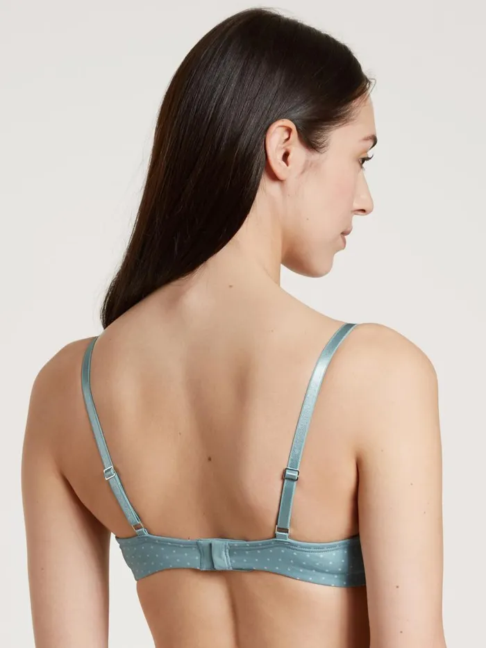 CALIDA Bras Women Underwired Bra Blue Satin