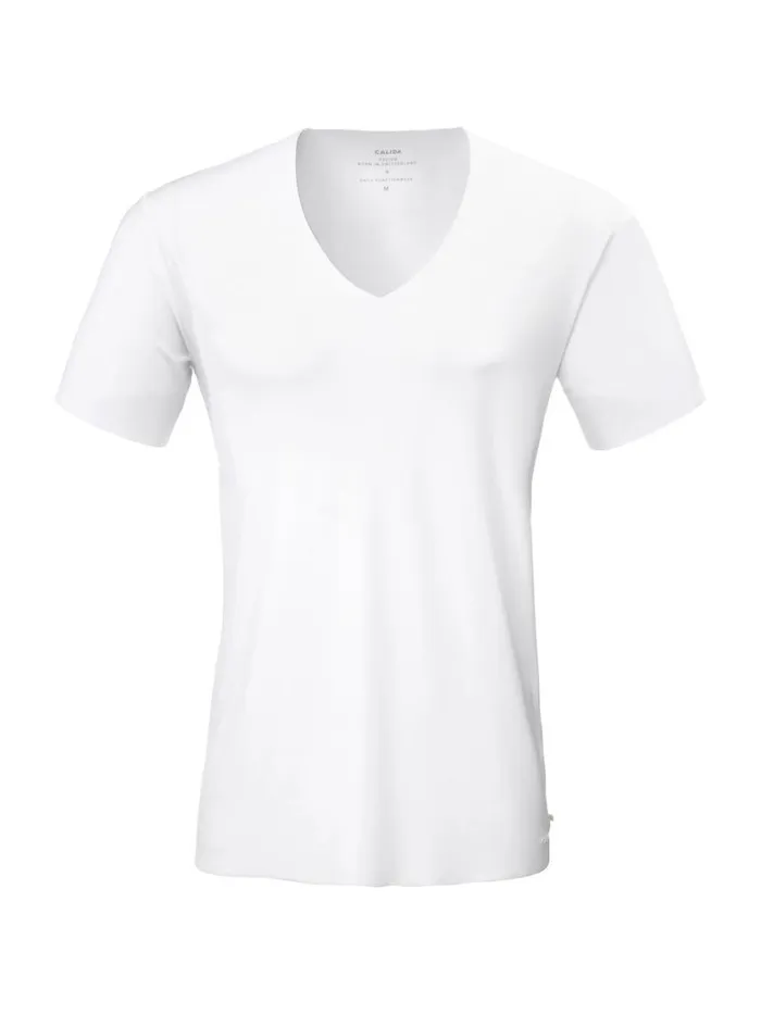 CALIDA Business Underwear Men Vshirt Weiss