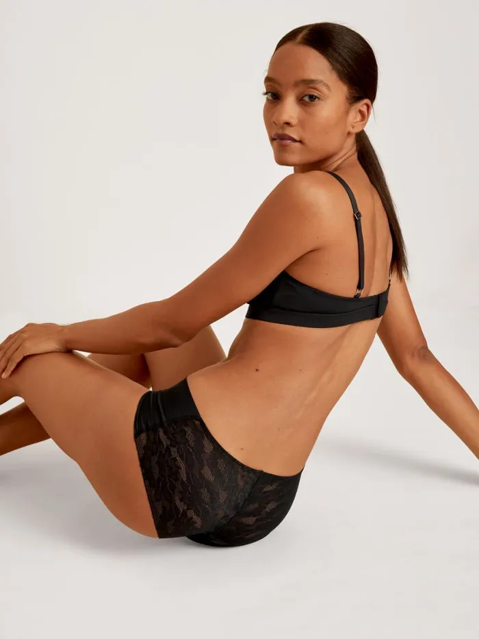 CALIDA Functional Underwear Women Soft Nonwired Bra Cradle To Cradle Certified Black C2c