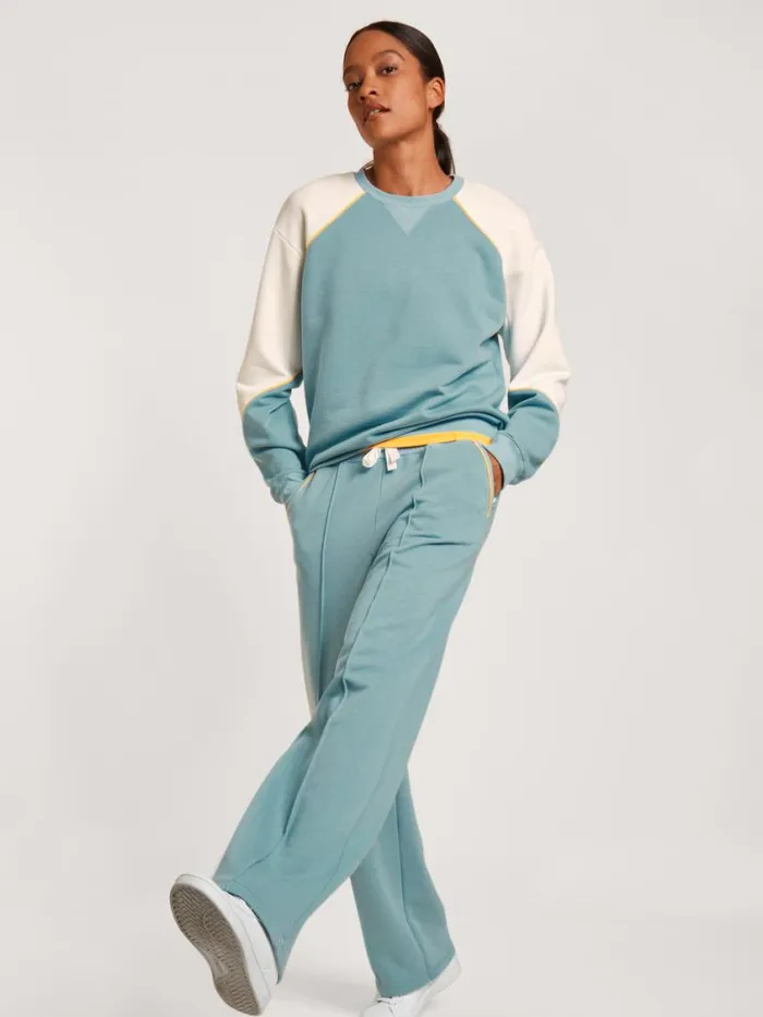 CALIDA Pants Women Pants Cradle To Cradle Certified Blue Satin