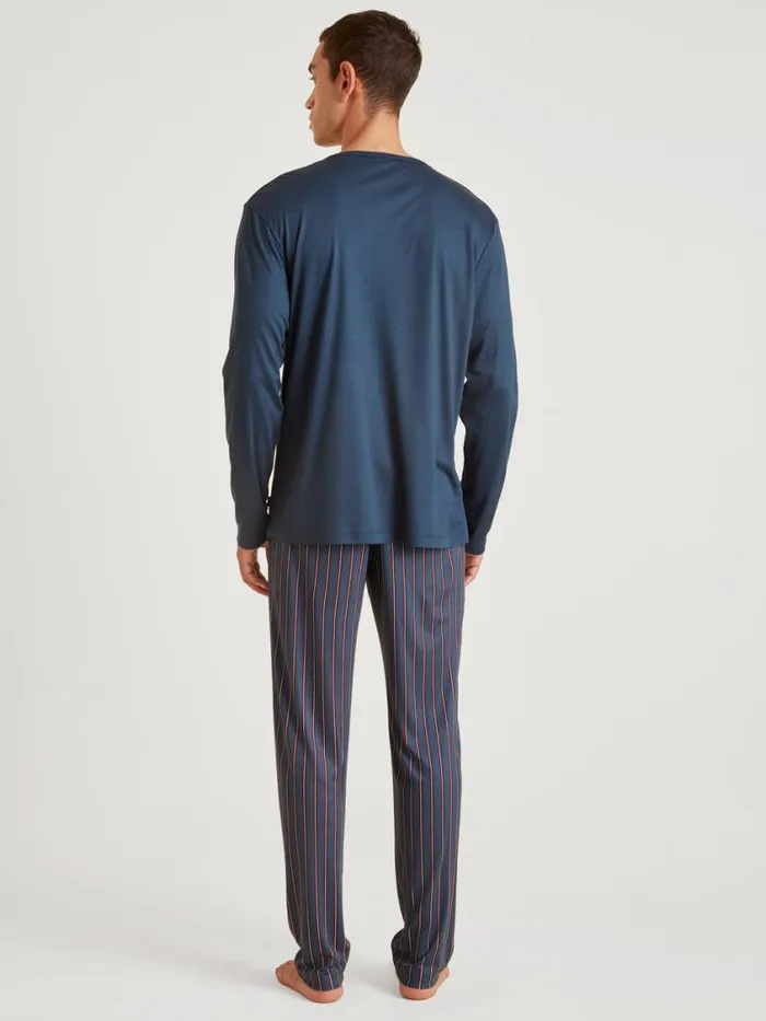 CALIDA Pyjamas Men Pyjama Ink Blue