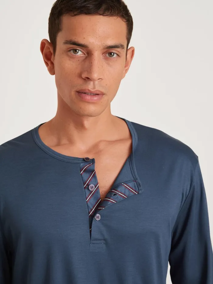 CALIDA Pyjamas Men Pyjama Ink Blue